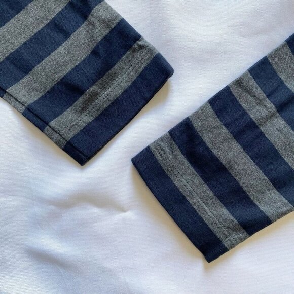 PAUL & SHARK YATCHING NORTH SEA CLUB VINTAGE WOMEN'S NAVY GREY LONG SLEEVE TOP - Picture 8 of 12